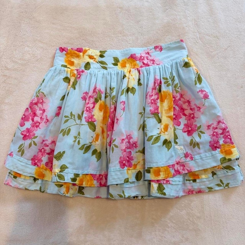 VTG Abercrombie &‎ Fitch Floral Skirt